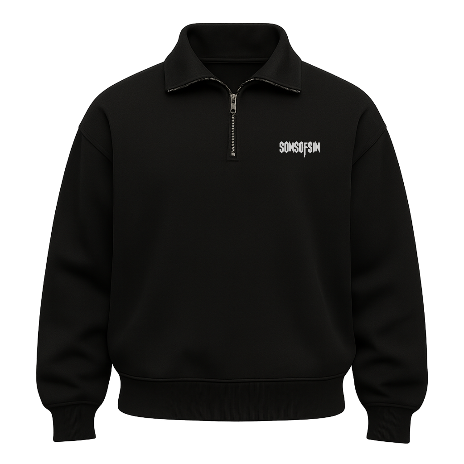 VAMPIRE Half Zipper Sweatshirt