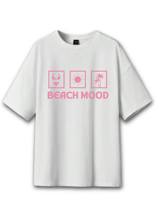 BEACH MOOD oversized t-shirt