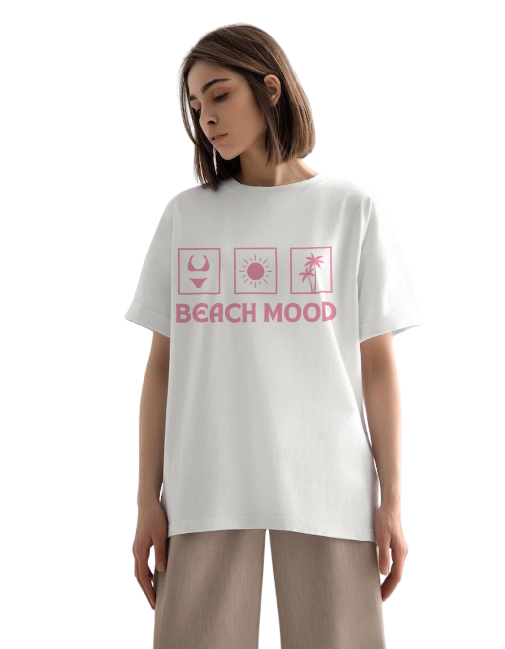 BEACH MOOD oversized t-shirt