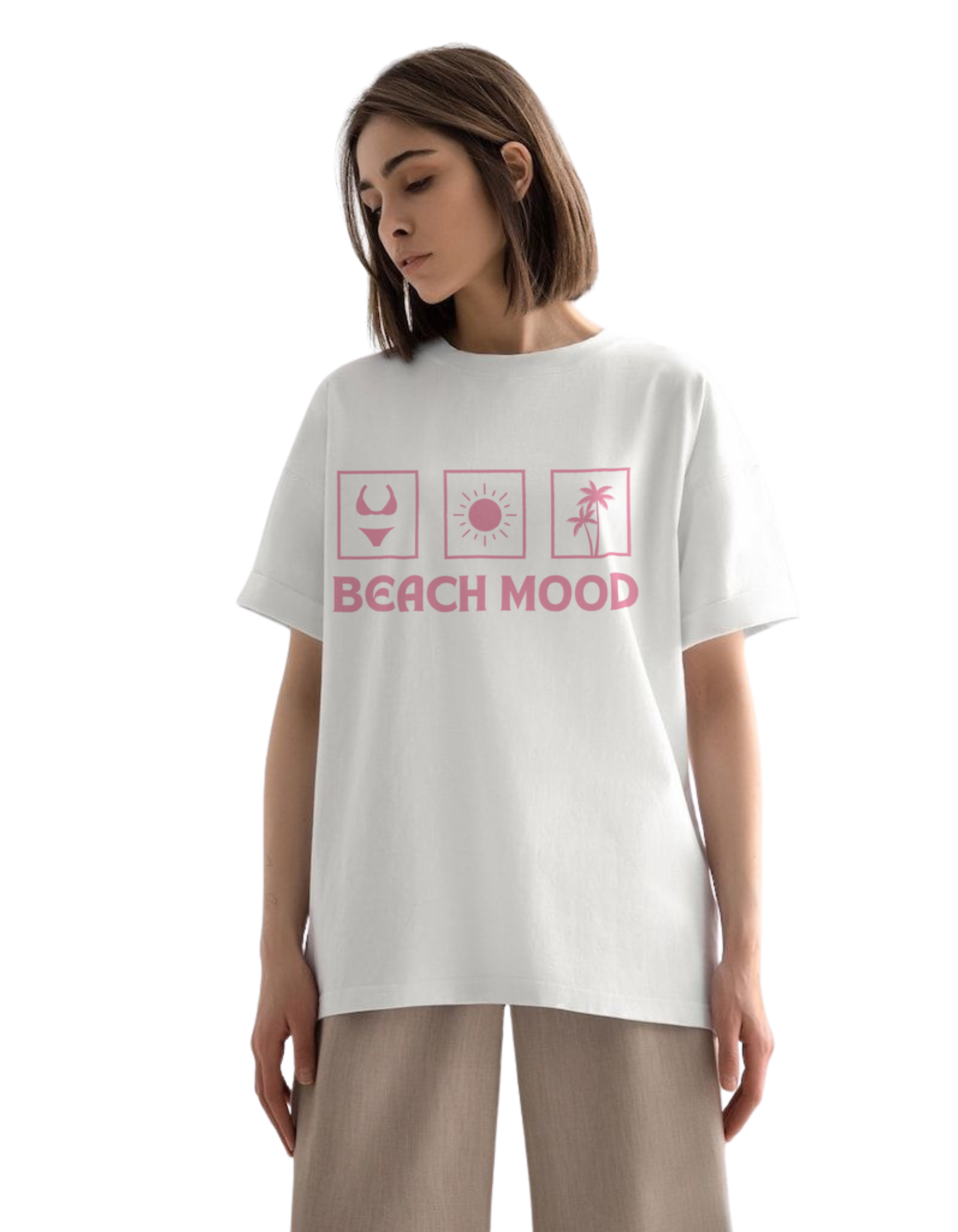 BEACH MOOD oversized t-shirt