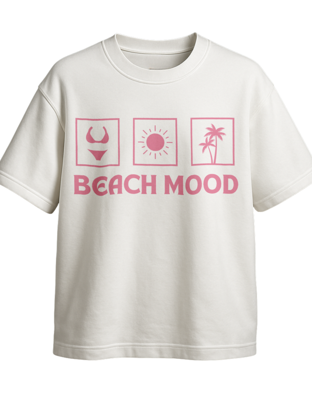 BEACH MOOD oversized t-shirt