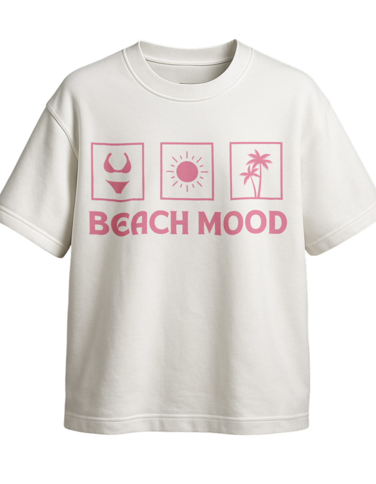 BEACH MOOD oversized t-shirt