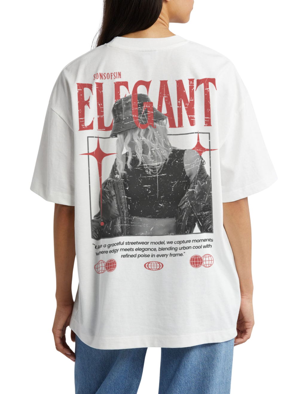 ELEGANT oversized t-shirt