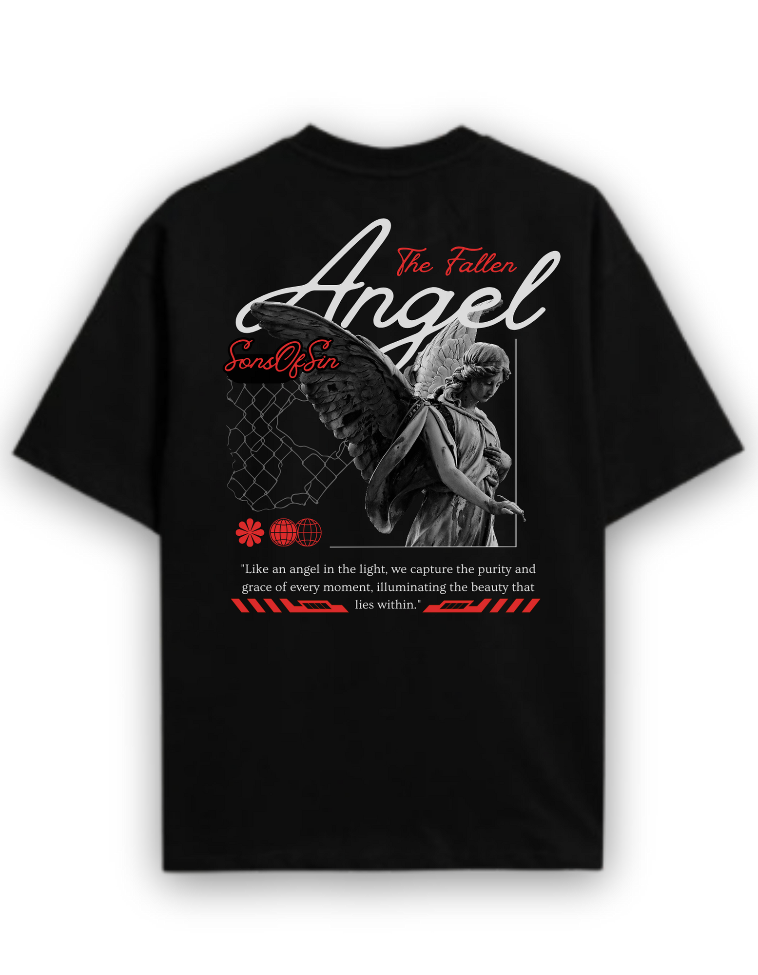 FALLEN ANGEL oversized t-shirt