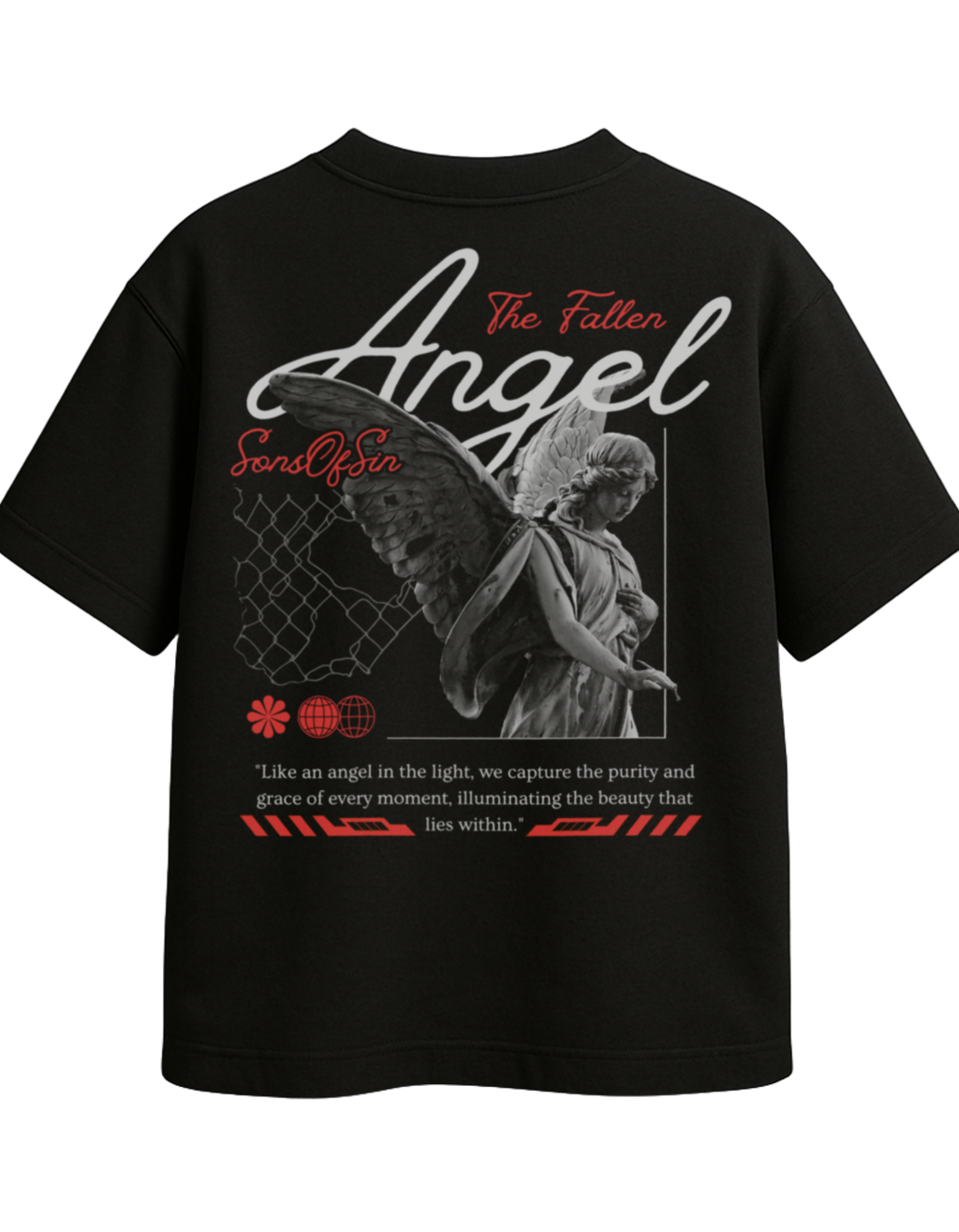 FALLEN ANGEL oversized t-shirt