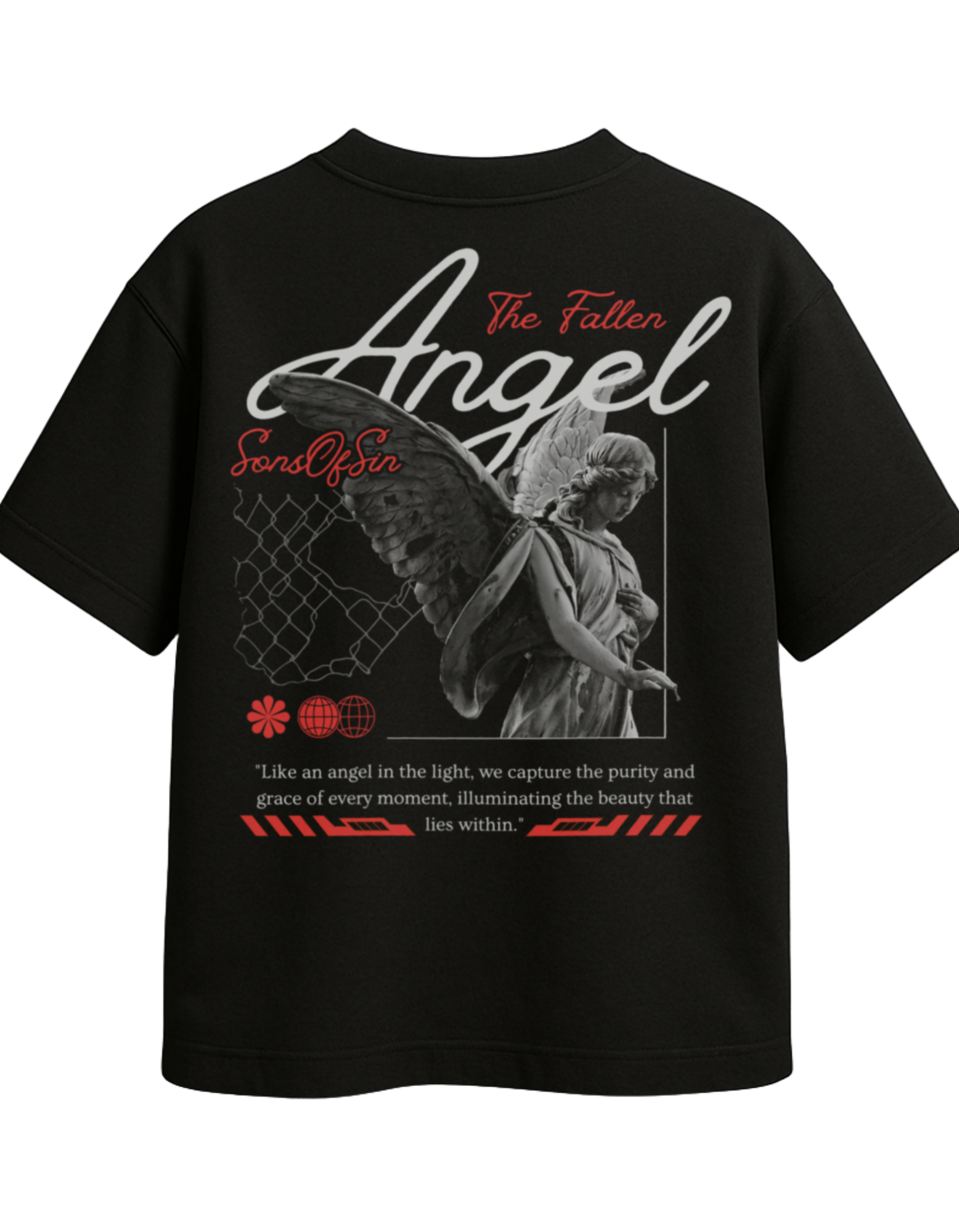 FALLEN ANGEL oversized t-shirt