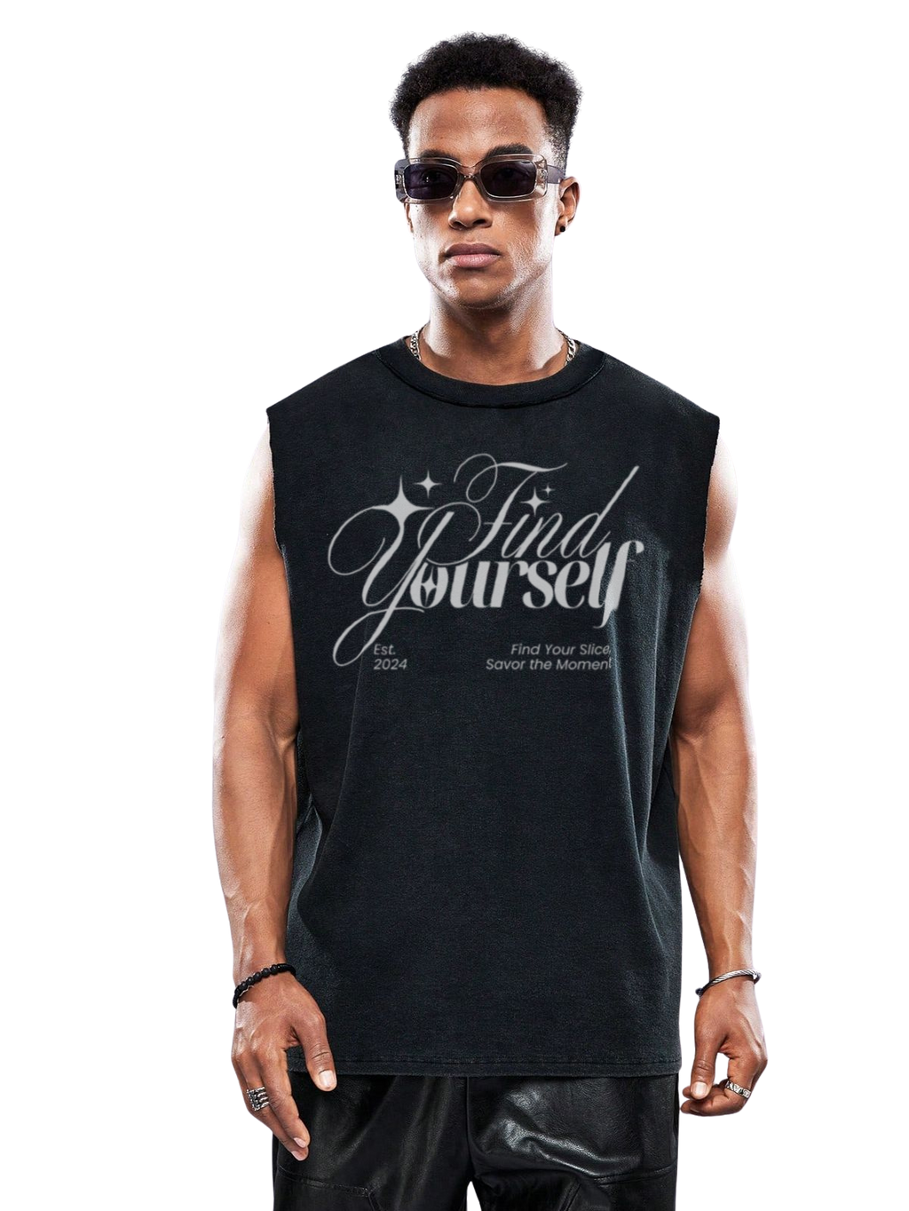 FIND YOURSELF tank top