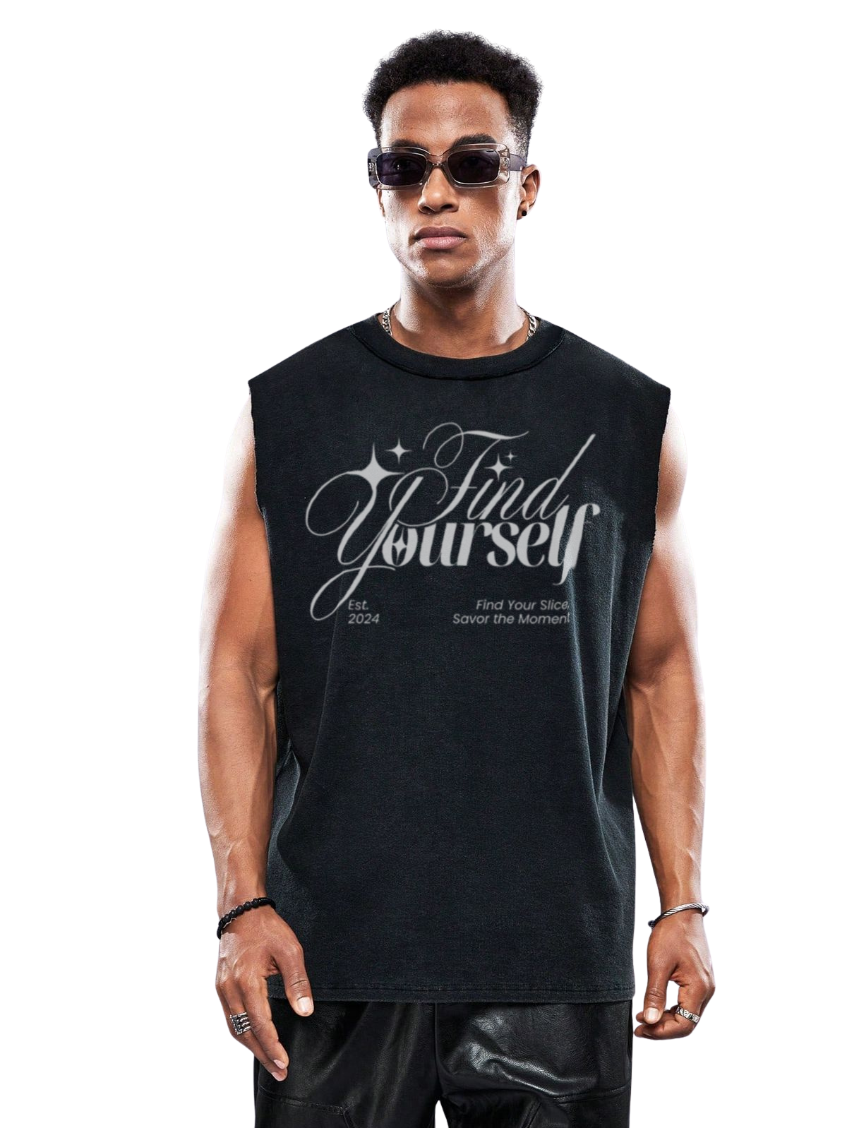 FIND YOURSELF tank top