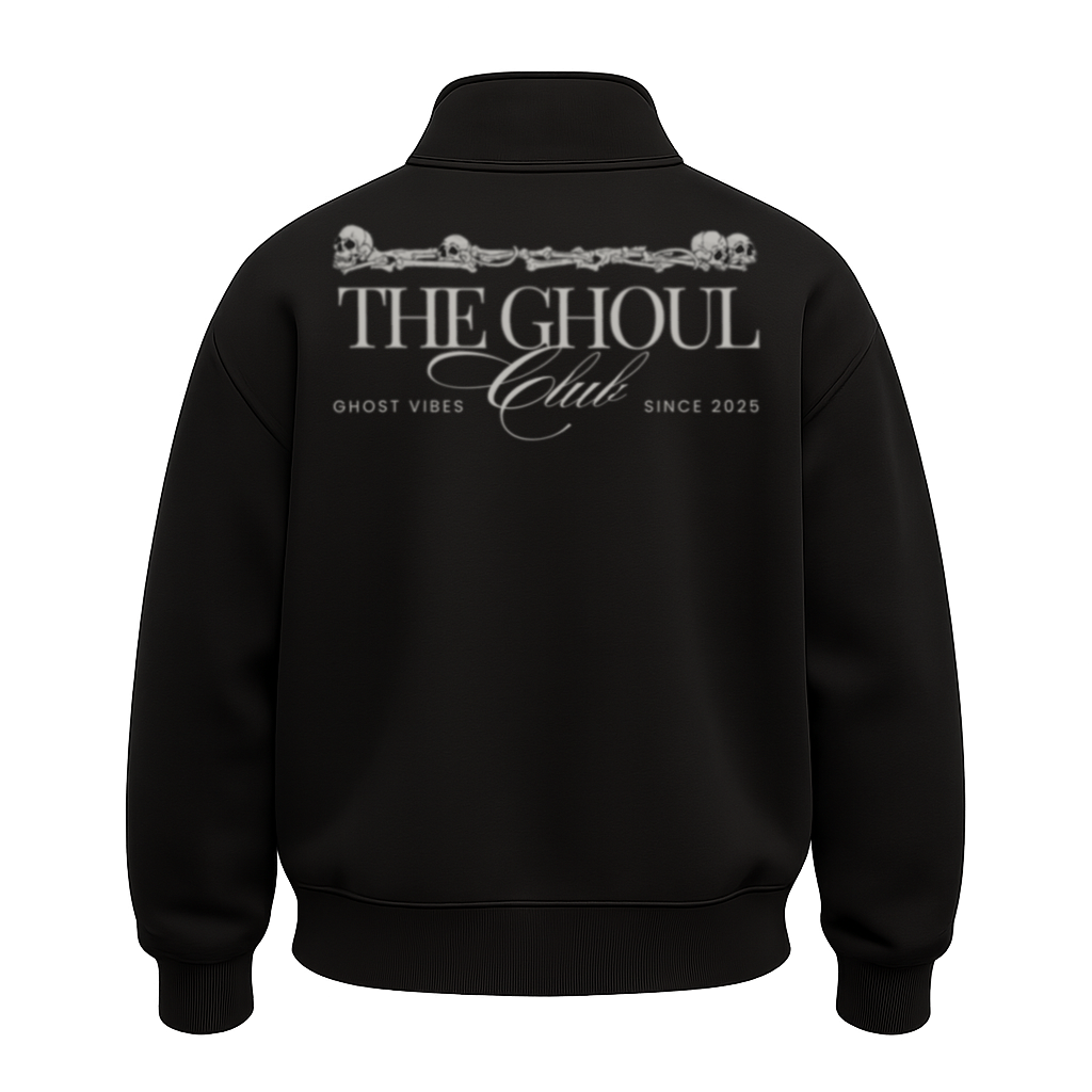 GHOUL Half Zipper Sweatshirt
