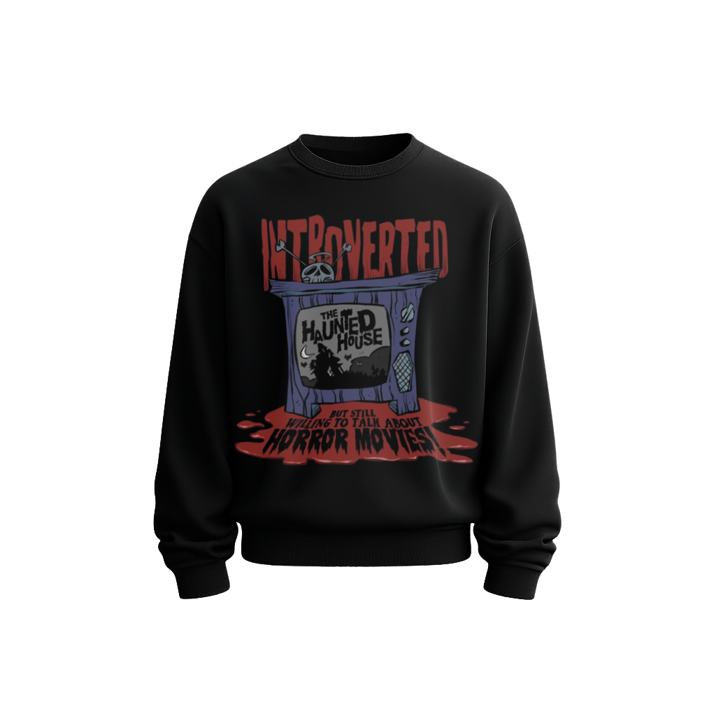 INTROVERT Sweatshirt Black