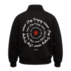 NEVER STOP TRYING Half Zipper Sweatshirt
