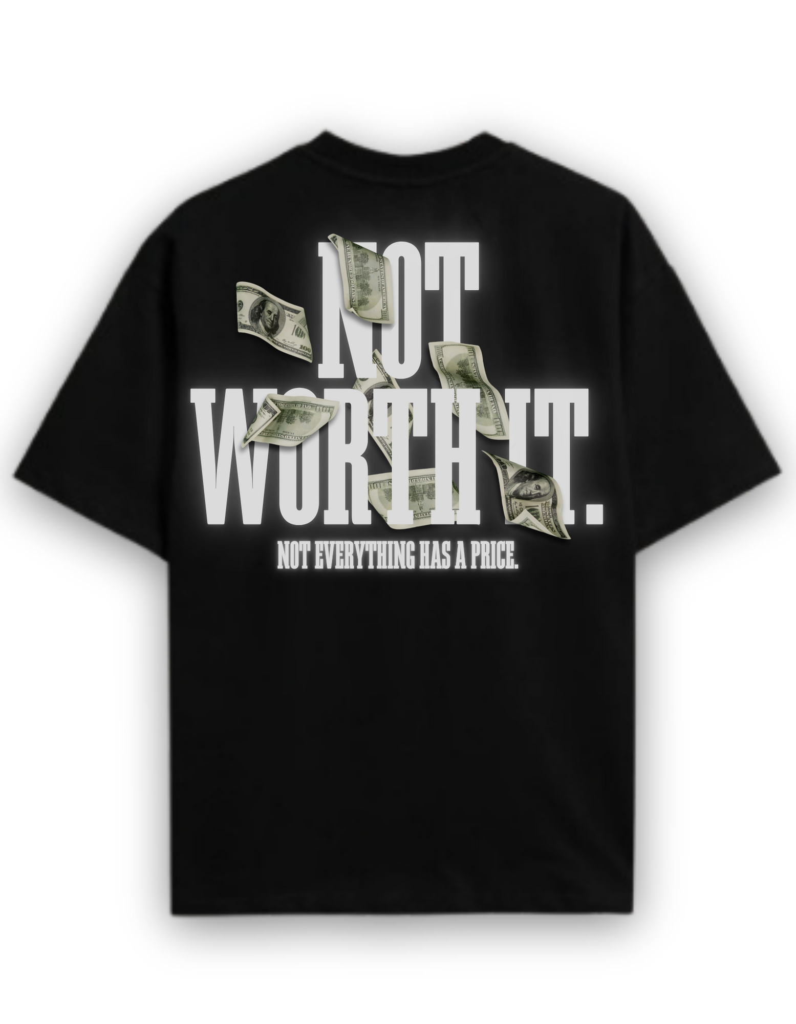 NOT WORTH IT oversized t-shirt