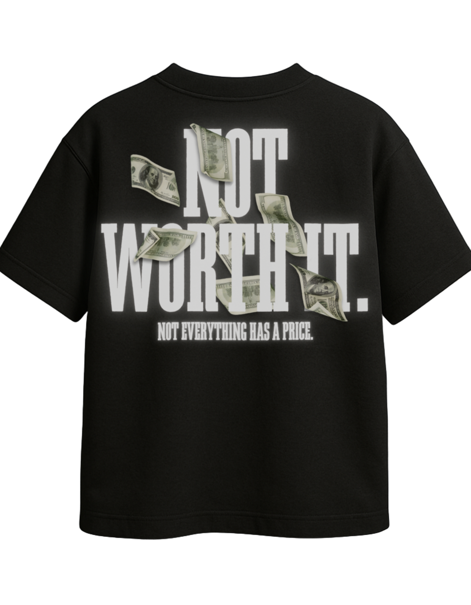 NOT WORTH IT oversized t-shirt