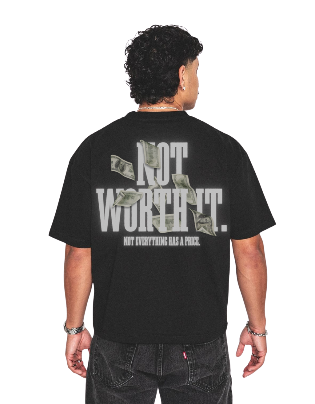 NOT WORTH IT oversized t-shirt
