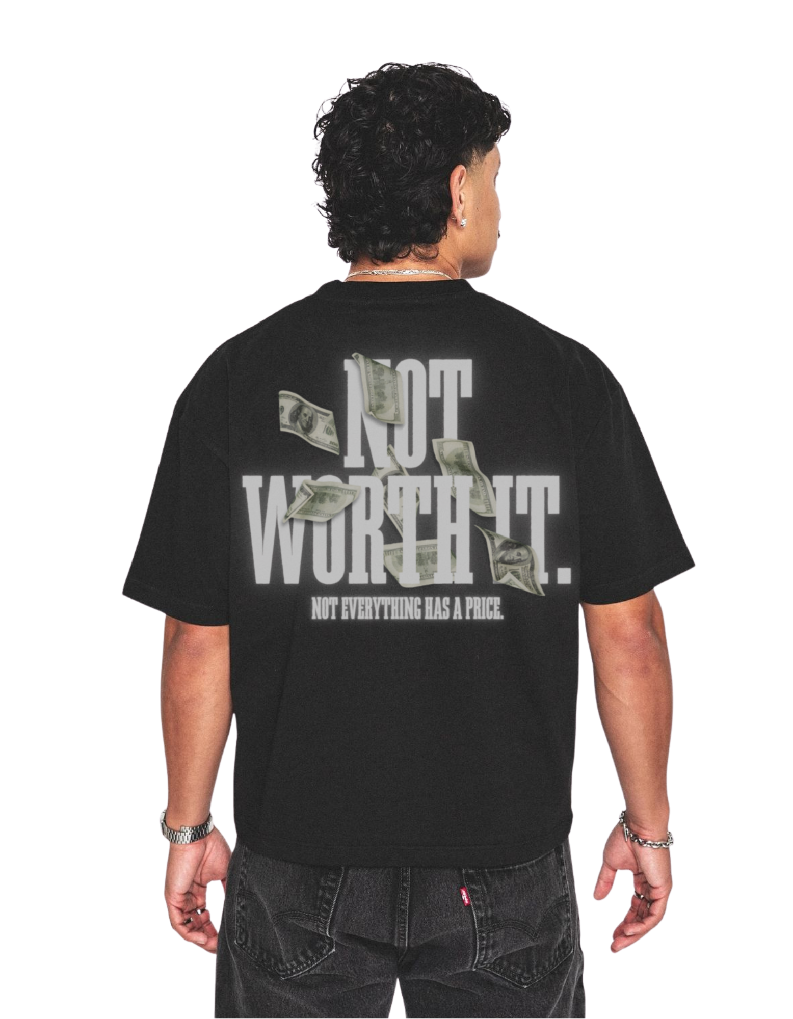 NOT WORTH IT oversized t-shirt