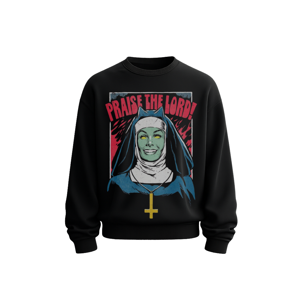 PRAISE THE LORD Sweatshirt Black