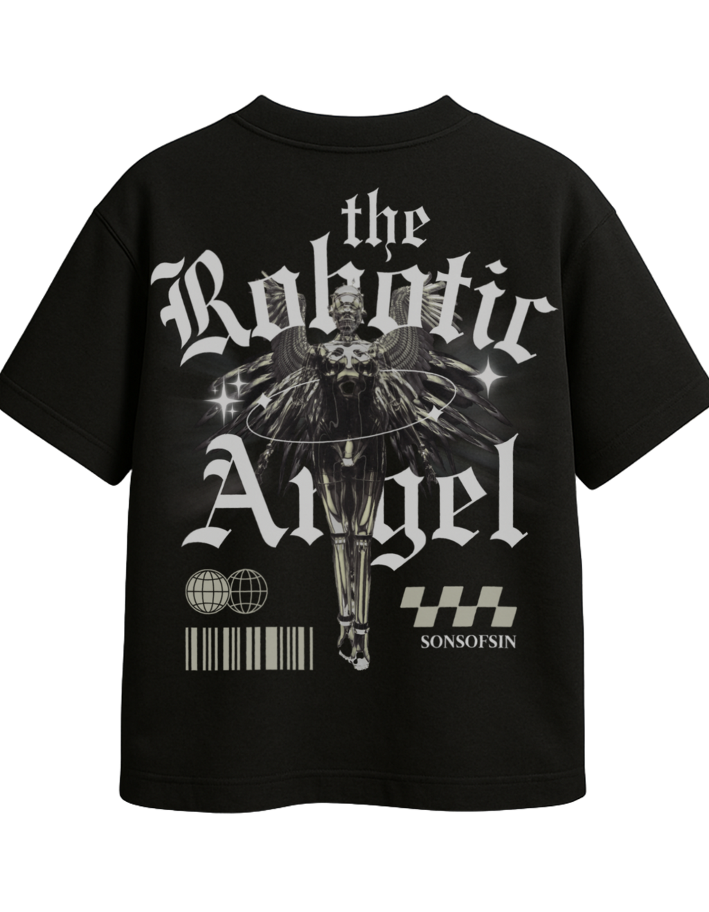ROBOTIC ANGEL oversized t-shirt
