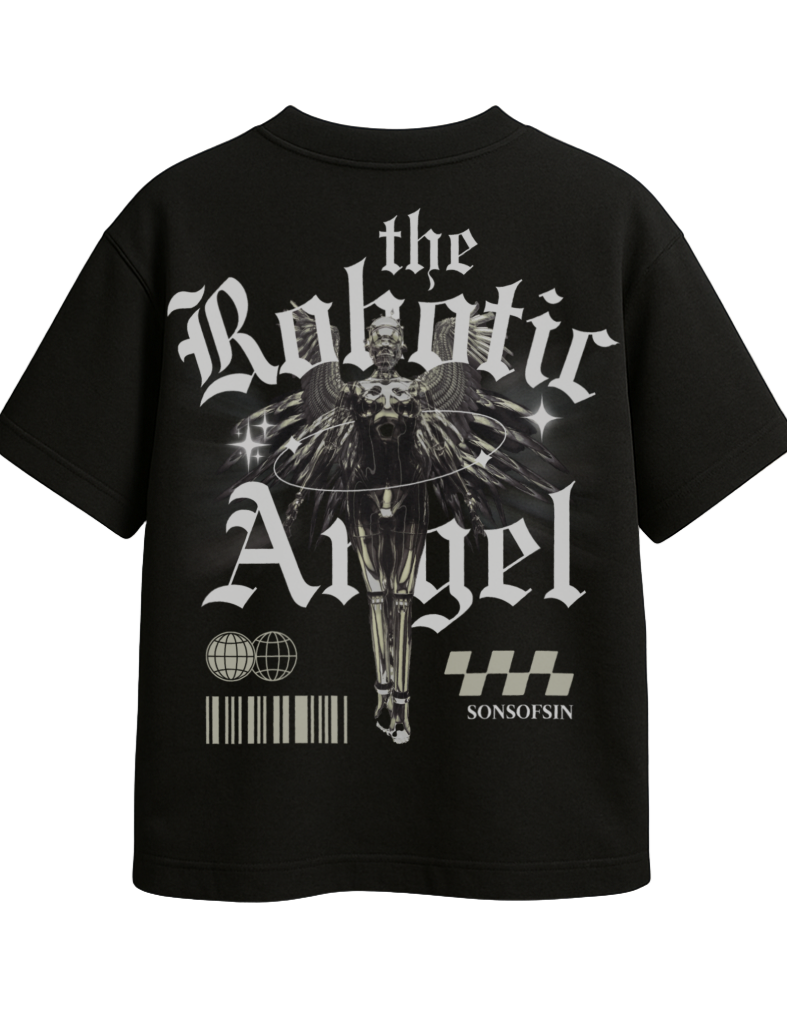 ROBOTIC ANGEL oversized t-shirt