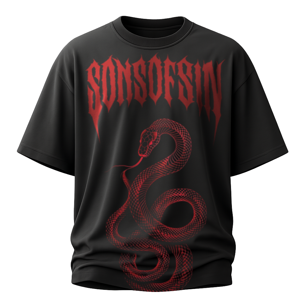 SNAKE oversized t-shirt