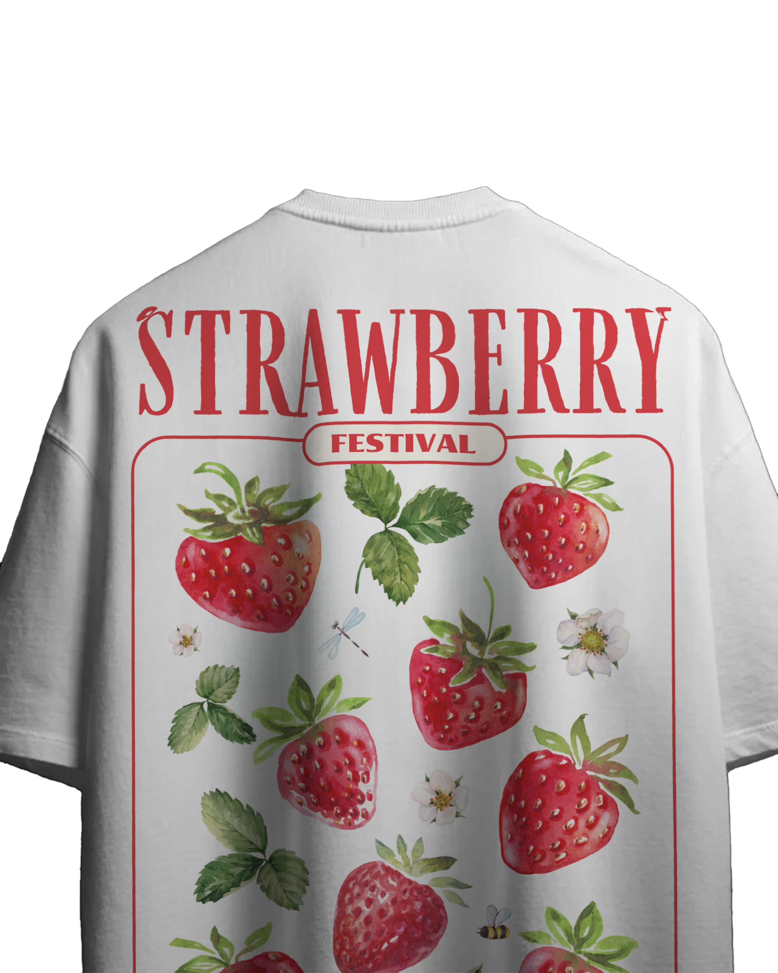 STRAWBERRY FESTIVAL oversized t-shirt