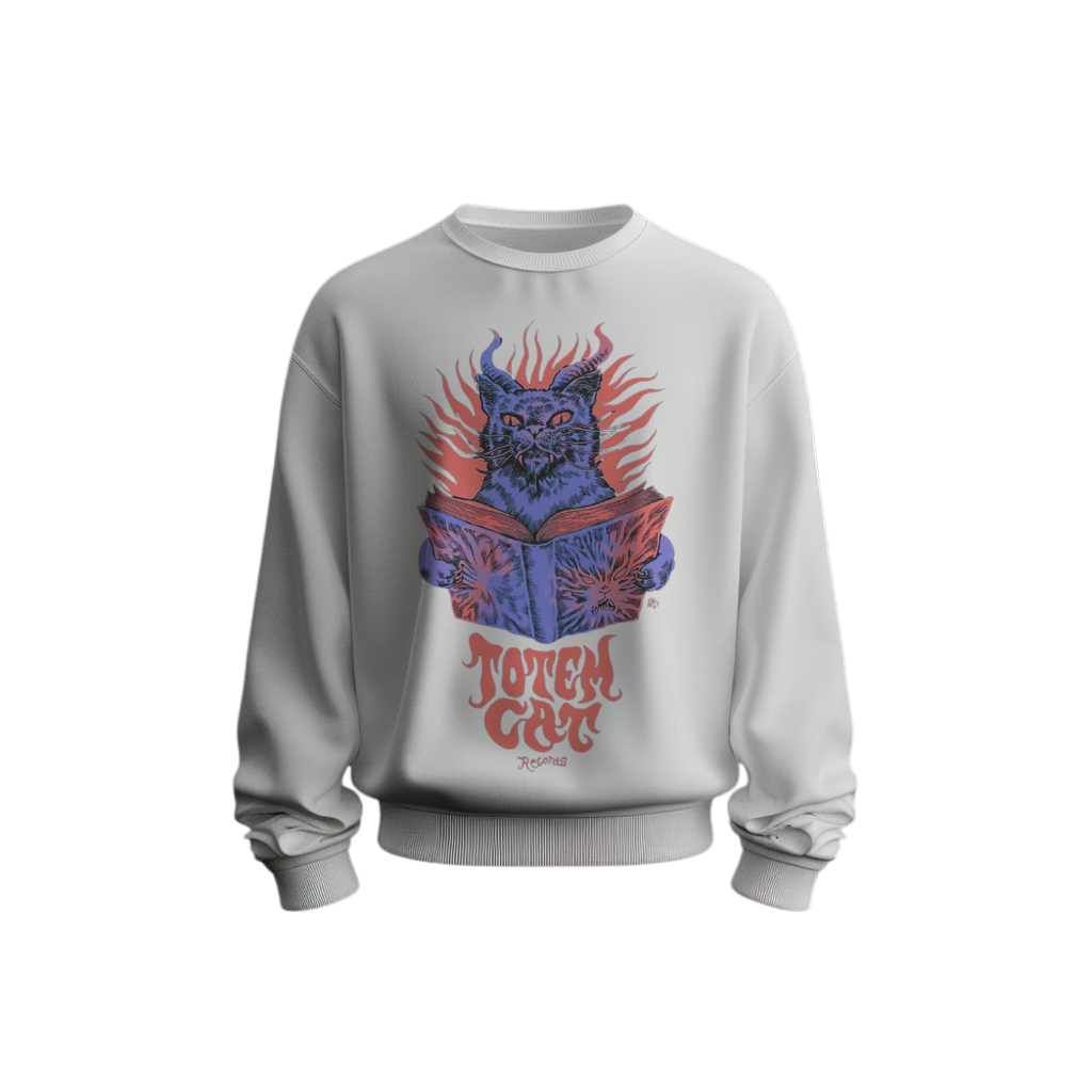 TOTEM CAT Sweatshirt White