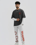 SONSOFSIN STRAIGHT FIT BAGGY JOGGERS