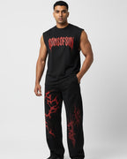 BEAST STRAIGHT FIT BAGGY JOGGERS