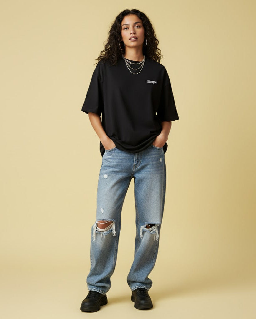 BASIC oversized Tshirt Black