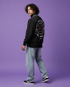 NEVER STOP TRYING Half Zipper Sweatshirt