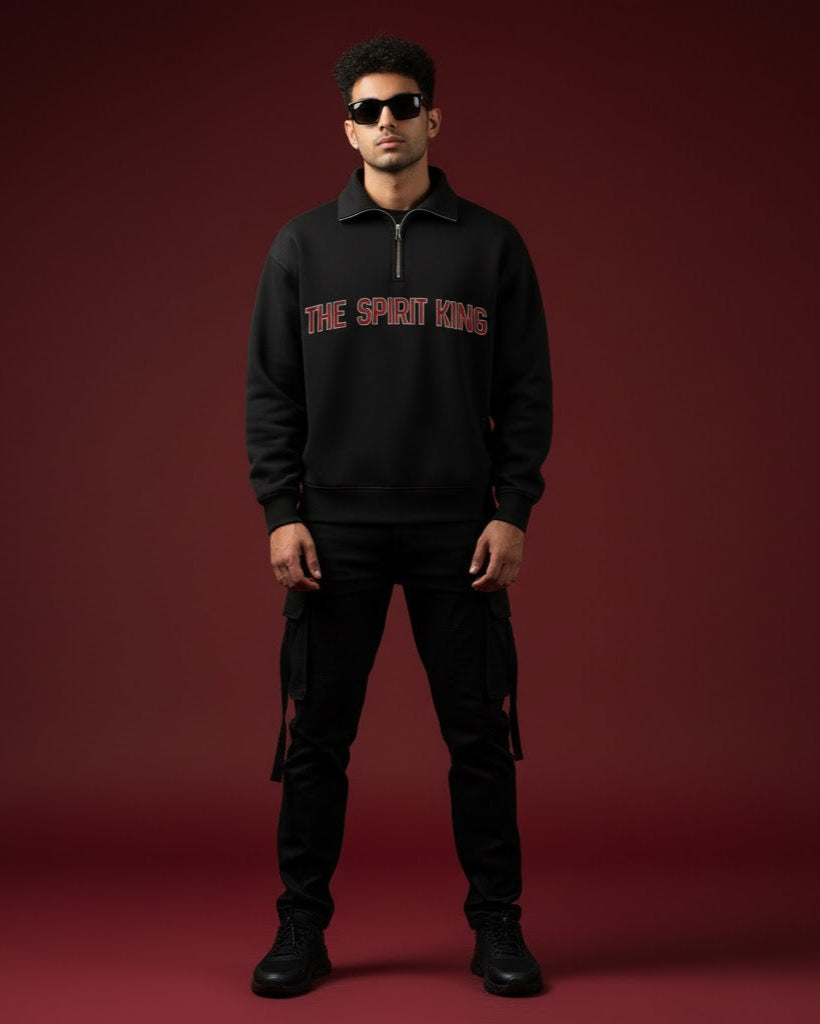 THE SENTINEL QUARTER Half Zipper Sweatshirt [The Spirit King Collection]