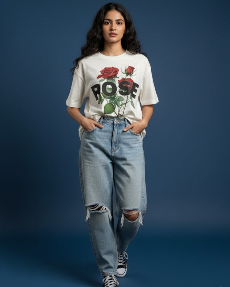 ROSE oversized t-shirt