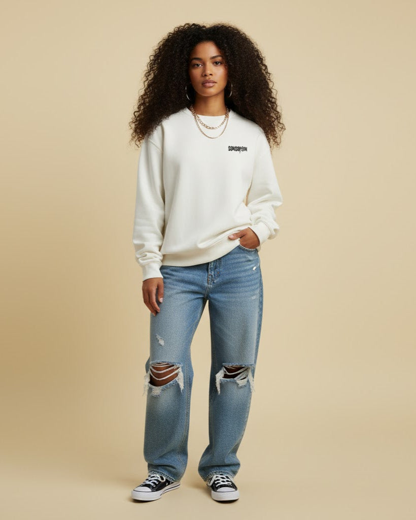 BASIC Sweatshirt White