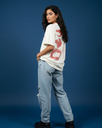 LIP ART oversized t-shirt