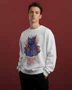 TOTEM CAT Sweatshirt White