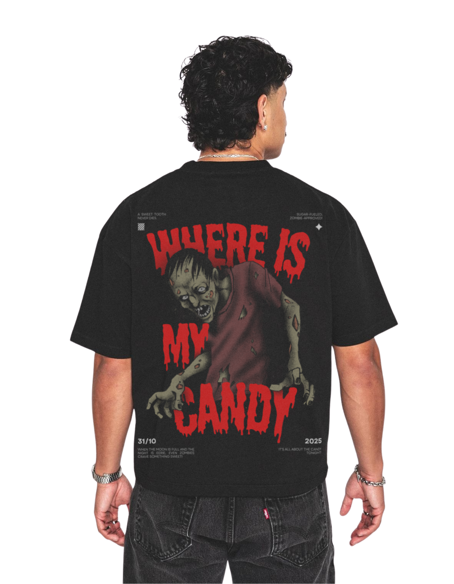 WHERE IS MY CANDY oversized t-shirt