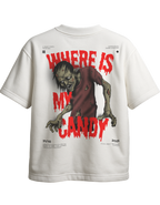 WHERE IS MY CANDY oversized t-shirt