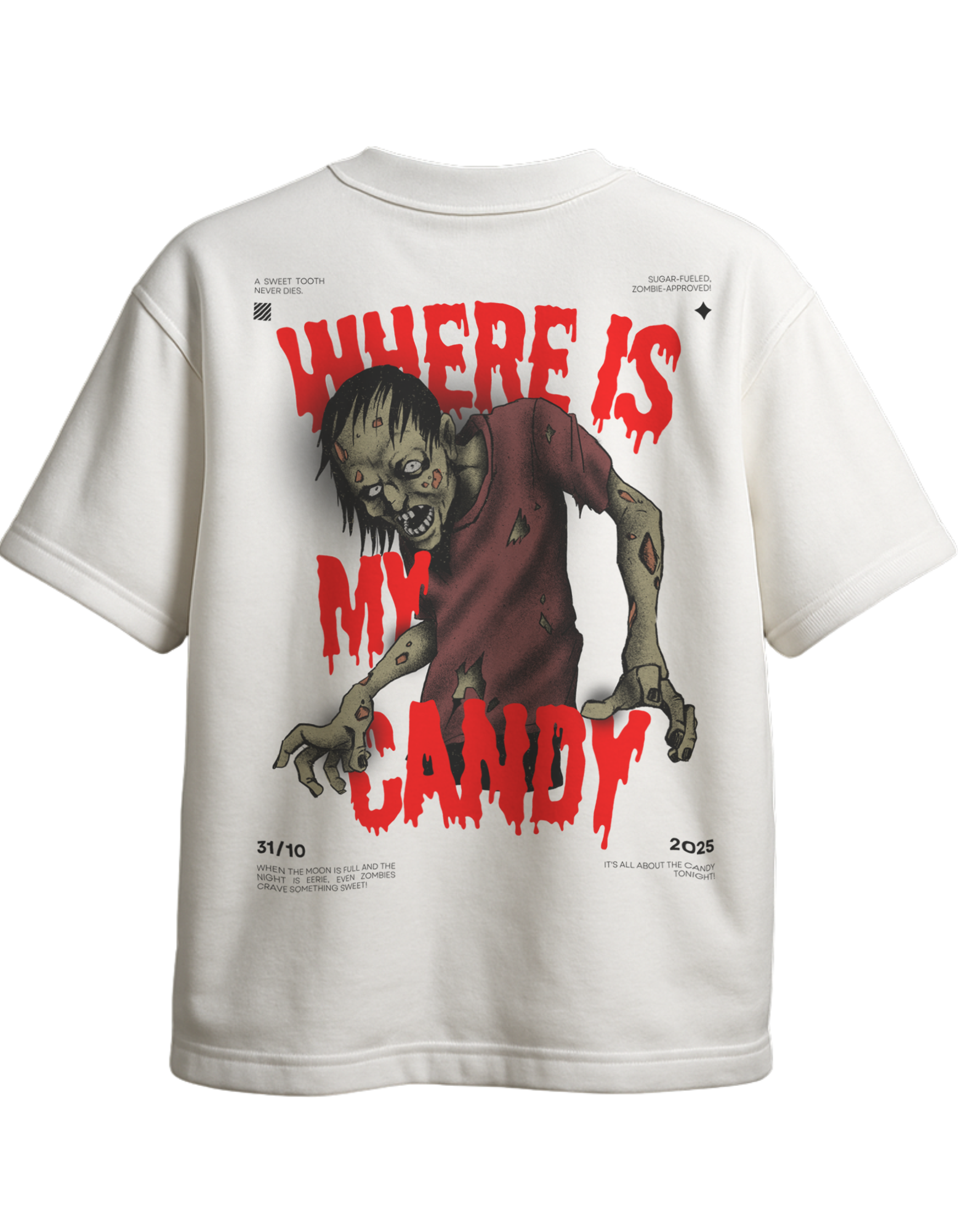 WHERE IS MY CANDY oversized t-shirt