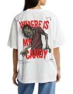 WHERE IS MY CANDY oversized t-shirt